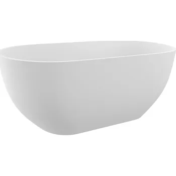 Vana Polysan REDUTA volně stojící vana litý mramor 150x75x58cm, bílá - 71843