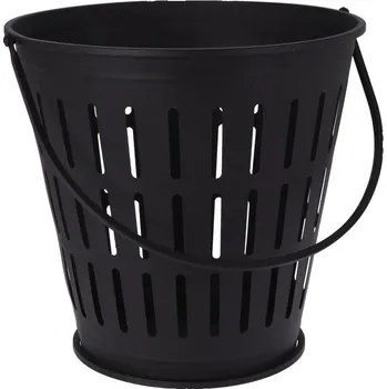 Ambiance Ohniště/koš na dřevo kovové s rukojetí KO-FB8201200