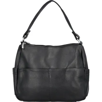 Kabelka Stylová dámská koženková kabelka na rameno Irenea, černá