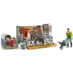 Bruder 62611 Bworld Kráva, tele a farmář