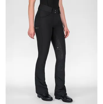 Jezdecké kalhoty ELT Kalhoty jezdecké Comfort Ride ELT, s gripem, vyšším pasem, dámské, černé 38