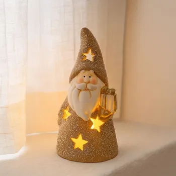 Vánoční svícen BOLTZE Keramický svícen mikuláš Marlon