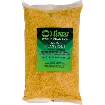 Návnadová surovina Sensas Anglická vločka Chapelure Fluo Jaune (žlutá) new 700g