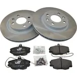 Sada přední brzdové kotouče + destičky RENAULT MEGANE I 1996-2003