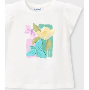 Dětské tričko Mayoral 3007.6E.Mini.PPY2 bílá 00B, vel. 122