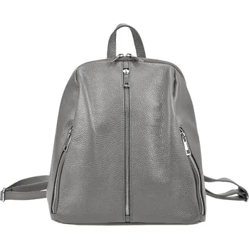 Městský batoh Dámský kožený batoh Patrizia 518-011 tmavě šedý