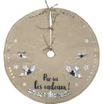 Koberec pod vánoční stromeček z juty, 90 cm 242292182