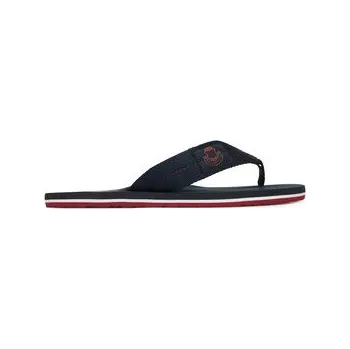 Dámské žabky Žabky Tommy Hilfiger Patch Hilfiger Beach Sandal FM0FM05804 Tmavomodrá 40