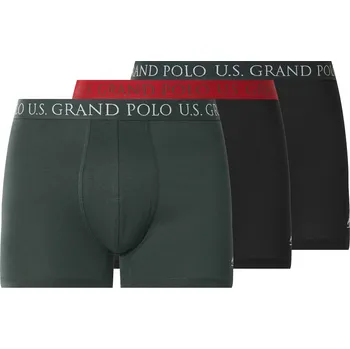 Pánské spodní prádlo esmara Men Pánské boxerky, 3 kusy (černá/zelená, 7/XL)