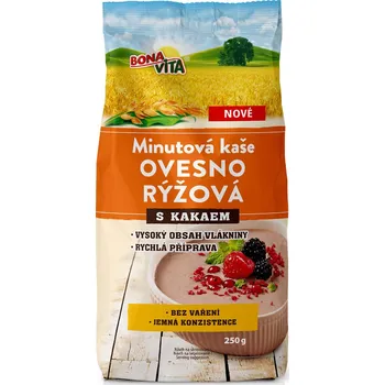 Bonavita Minutová kaše ovesno rýžová s kakaem 250 g