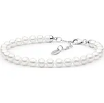 Gaura Pearls Perlový náramek Loisa - sladkovodní perla, stříbro 925/1000 FORW555-B 18 cm + 3 cm (prodloužení) Bílá