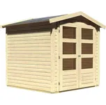 Dřevěný zahradní domek KARIBU AMBERG 2 82971 natur