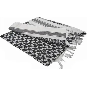 Šátek Šátek SHEMAGH BÍLO-ČERNÝ