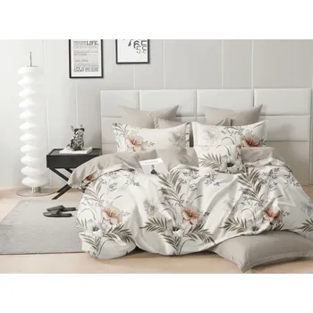 Povlečení Oboustranné povlečení DUO SENSE SANDORA krémové + povlak na polštářek 40x50 cm ZDARMA Rozměr povlečení: 70 x 90 cm | 140 x 200 cm