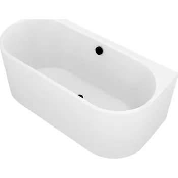 Vana Polysan ASTRA DL MONOLITH nástěnná stojící vana 160x75x60cm, bílá - 33611MDL