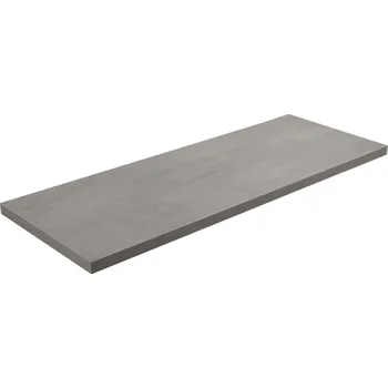 Deska pod umyvadlo CERANO - Deska pod umyvadlo Navira Pro - betonově šedá - 141x46,5x3,6 cm