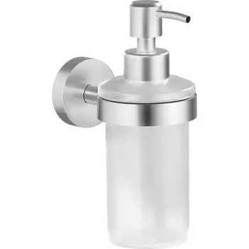 Dávkovač mýdla Tesa MOON dávkovač tekutého mýdla 200 ml, nástěnný, sklo, nerez ocel