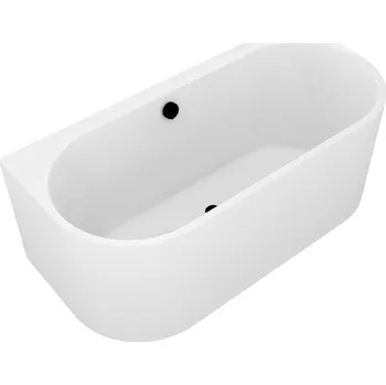 Vana Polysan ASTRA DR MONOLITH nástěnná stojící vana 160x75x60cm, bílá - 34611MDR