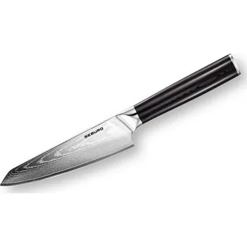 Kuchyňský nůž Honesuki (vykosťovací) nůž Seburo SARADA Damascus, 13 cm