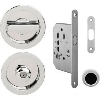 Vchodové dveře VPD Set na posuvné dveře 372-310 WC zámek Chrom lesklý