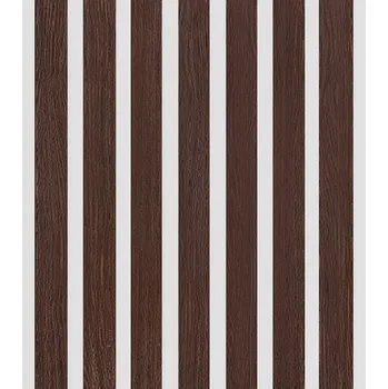 akustický panel Archo Akustický panel Design line Folie Ořech rustikální na bílém HDF 2600 x 400 x 21 mm