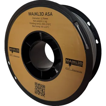 Filament Majkl3D-Filaments ASA 1.75mm 1kg | Šedá