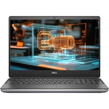 Notebook Dell Precision 7550 15,6 palců / Intel Core i7-10750H 2.60 GHz / 32 GB / 512 GB NVMe SSD / Stříbrná