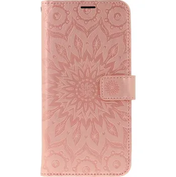 Pouzdro na mobilní telefon Pouzdro Samsung A17 knížkové Mandala růžová (kryt neboli obal na Samsung A17)