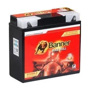 Auto-moto baterie Motobaterie Banner Bike Bull gelová 12V, GT20H-3, 19Ah, 310A, GEL 183x79x171
