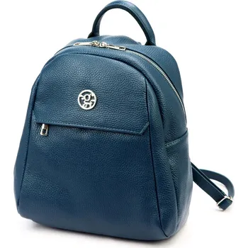 Módní doplněk Dámský kožený batoh Gregorio petrolejový (KZ2254958) 11l