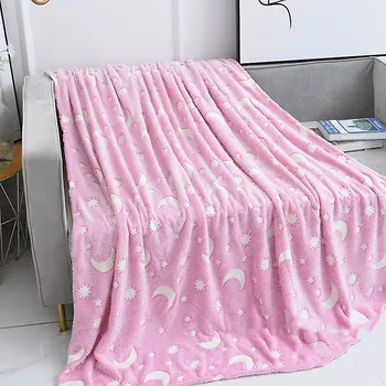 deka Zaparkorun Svítící deka z mikrovlákna - růžová