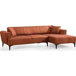 Rohová sedací souprava Hamlet 270 cm cihlová pravá