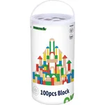 Tooky Toy TH467 dřevěná stavebnice 100 dílků