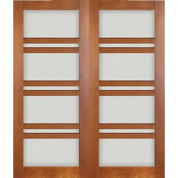 Interiérové dveře ArchoD Dvoukřídlé dřevěné dveře dýhované z borovice Toledo