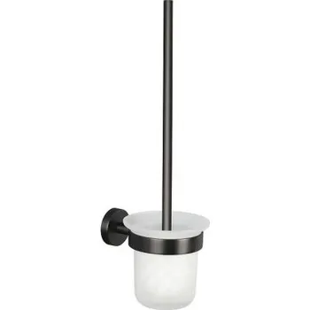 WC štětka Tesa MOON GRAPHITE WC štětka, nástěnná, sklo, grafit