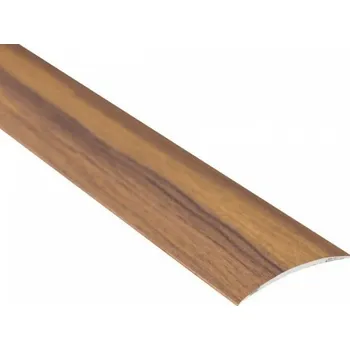 Vánoční dekorace VPD Přechodová lišta 30 mm - oblý Ořech P24 100cm samolepící