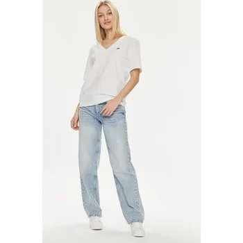 Pánské tričko Lacoste T-Shirt TF7300 Bílá Regular Fit 44