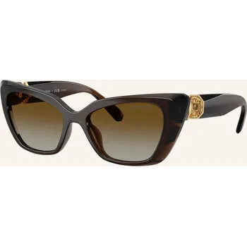 Sluneční brýle Swarovski Sluneční Brýle sk6047, tmavě hnědá/hnědá polarizovaná