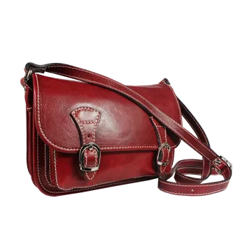 Kabelka NovaKabelka.cz Kožená italská kabelka Spano Rosso