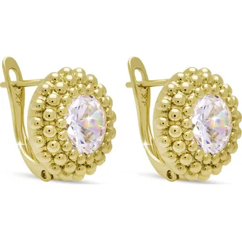 Náušnice PARIS 3903 Náušnice kulatý zirkon Ellami