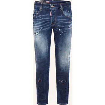 Pánské džíny dsquared2 Pánské Zničená Džíny Extra Slim Fit, 470 navy blue, 34
