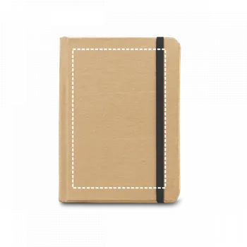 Blok FLAUBERT. Kapesní poznámkový blok se stranami bez line Transfer (max. 4 barvy, 80 x 120mm) 4 barvy 100 Přední