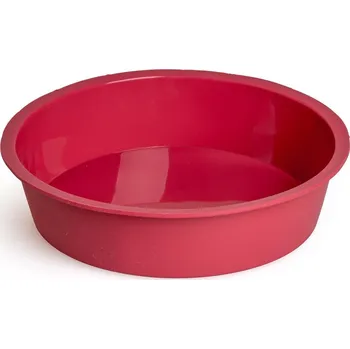 Forma na pečení Weltbild Silikonová forma kulatá 20 cm červená