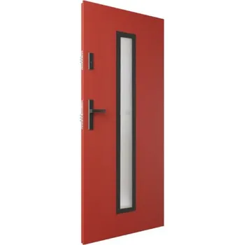Stavební pouzdro ALU-DOOR Ocelové vchodové dveře AluDoor 72mm S34 BLACK C