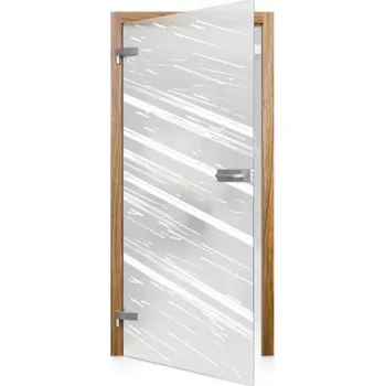 Interiérové dveře GLASSDOOR Celoskleněné otočné dveře matné Dritto