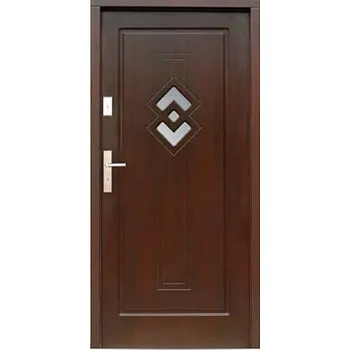 Vchodové dveře ArchoD Venkovní vchodové dřevěné dveře Deskové DP-27 Hrejtie