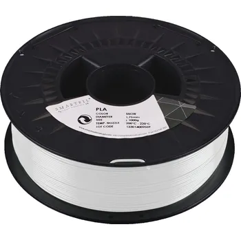 Filament PLA filament sněhově bílý SNOW 1,75 mm Smartfil 1000 g