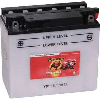 Auto-moto Motobaterie Banner Bike Bull 12V, YB16-B, 19Ah, 175x100x155