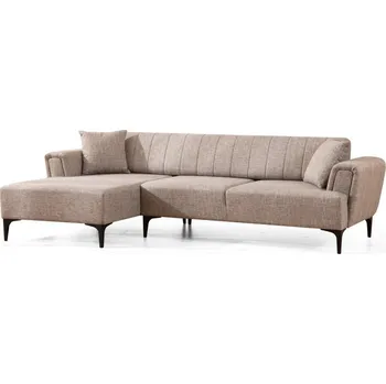 Sedací souprava Rohová sedací souprava Hamlet 270 cm světle hnědá levá