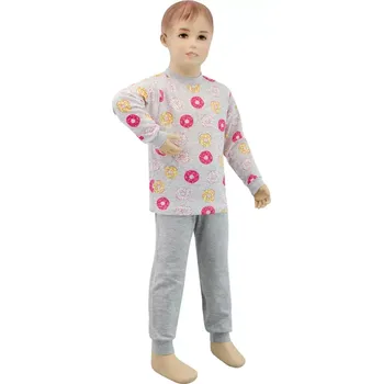 Chlapecké pyžamo ESITO | Dívčí pyžamo žlutý donut vel. 122